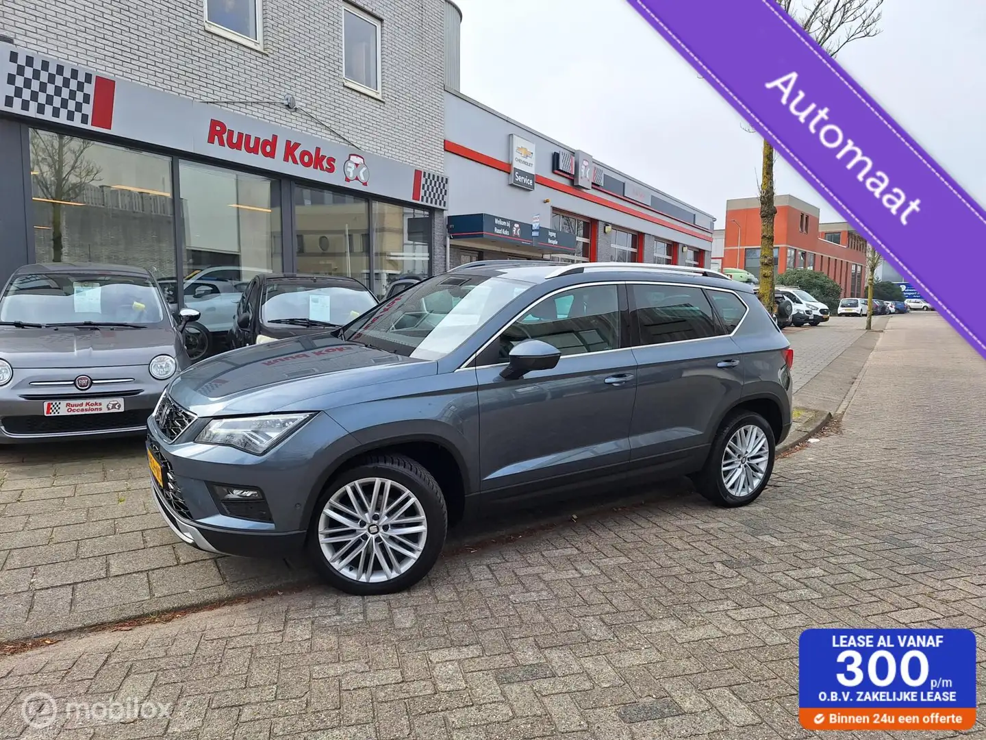 SEAT Ateca 1.5 TSI XCELLENCE AUTOMAAT / 1e Eigenaar / Carplay Grijs - 1