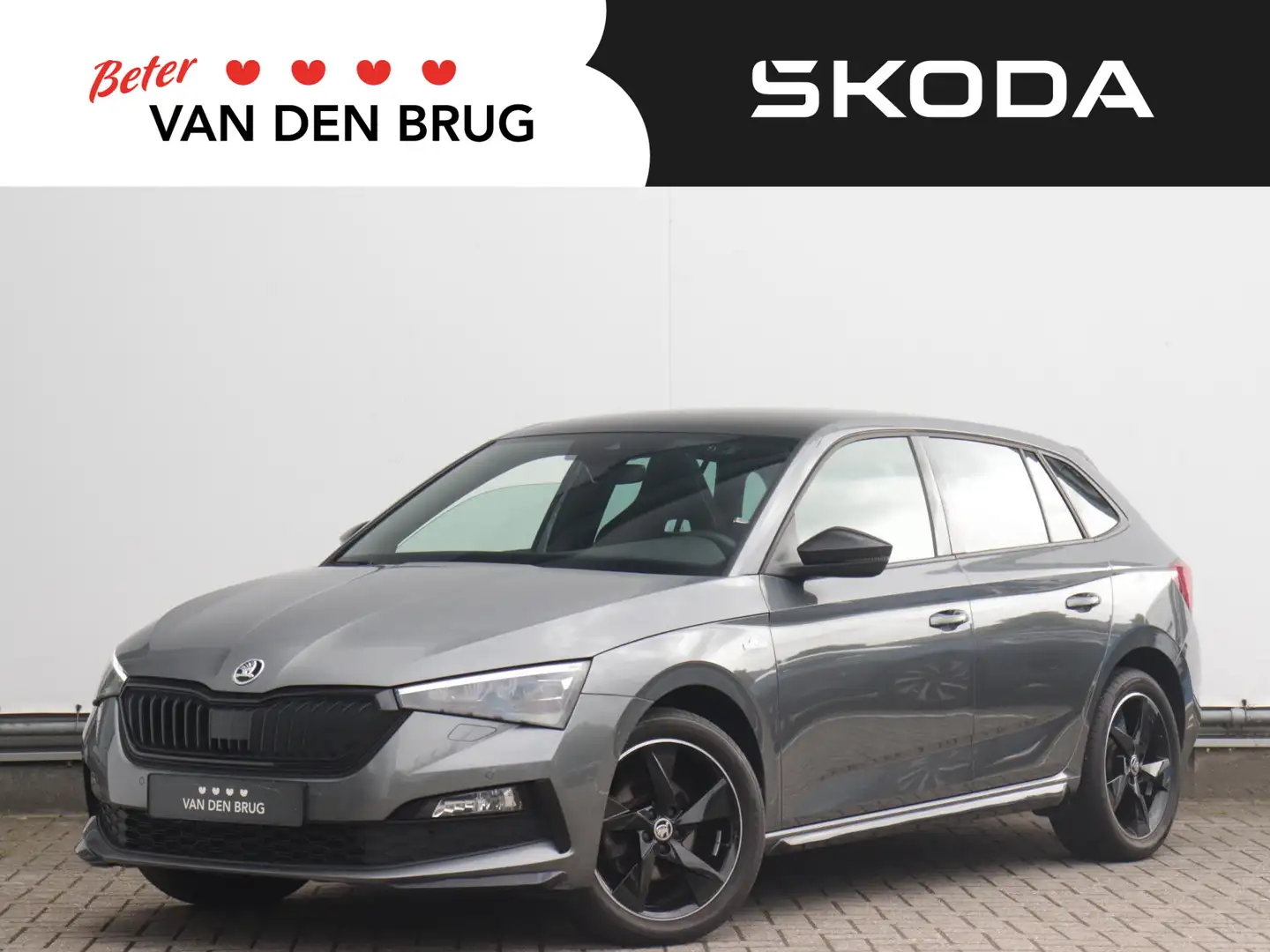 Skoda Scala 1.0 TSI Monte Carlo | Panoramadak | Adaptive Cruis Grijs - 1