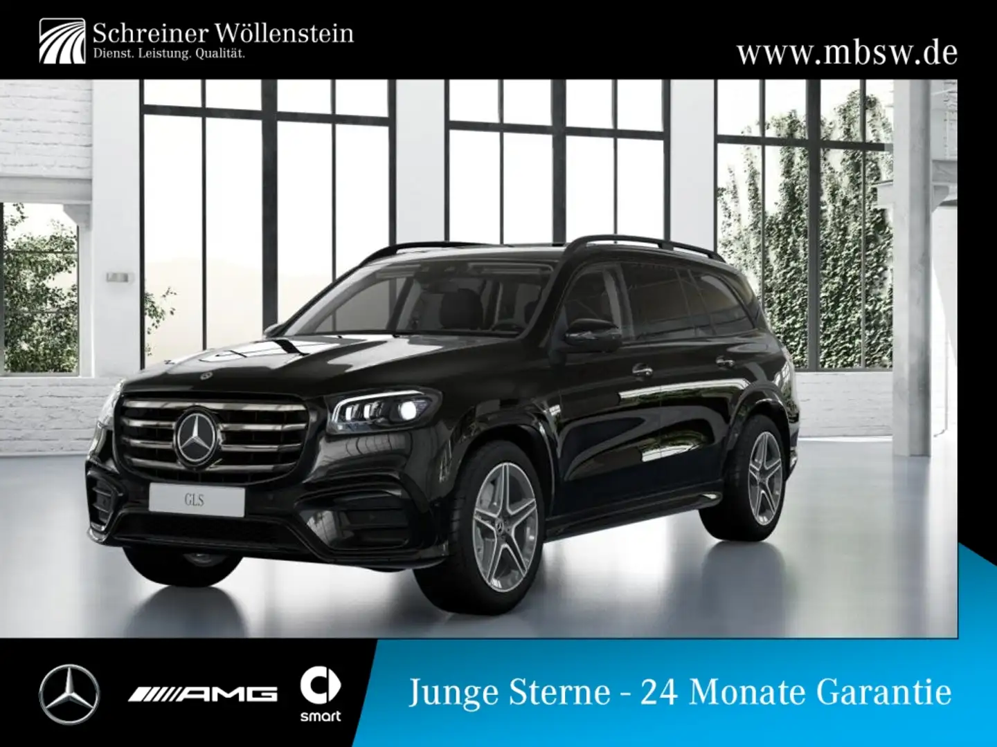 Mercedes-Benz GLS 350 d 4MATIC *AMG*Pano*Night*AIR*AHK*Distr Schwarz - 1
