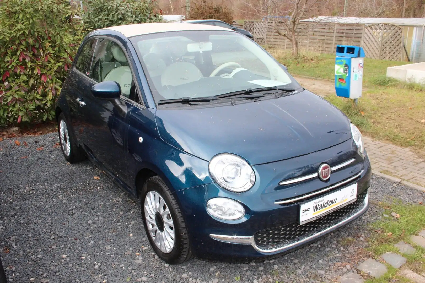 Fiat 500 Cabrio Blau - 1