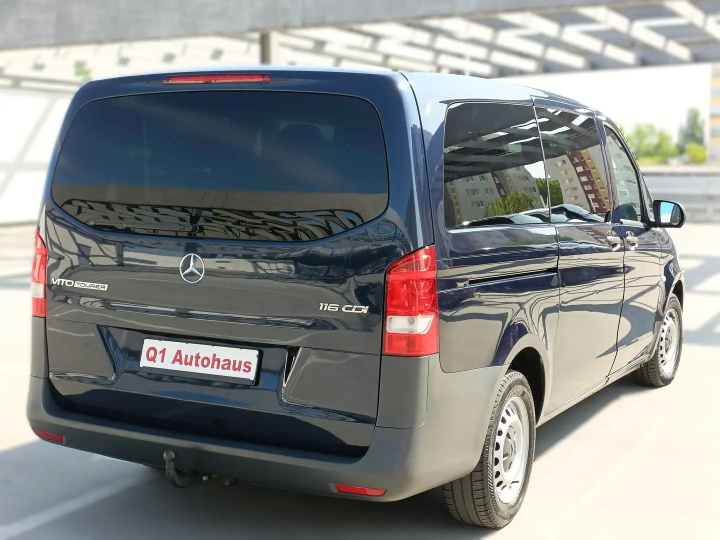 Mercedes-Benz Vito Tourer 116 CDI Pro lang 7G-T/KLIMA/TEM/9SITZE/AHK Blau - 2