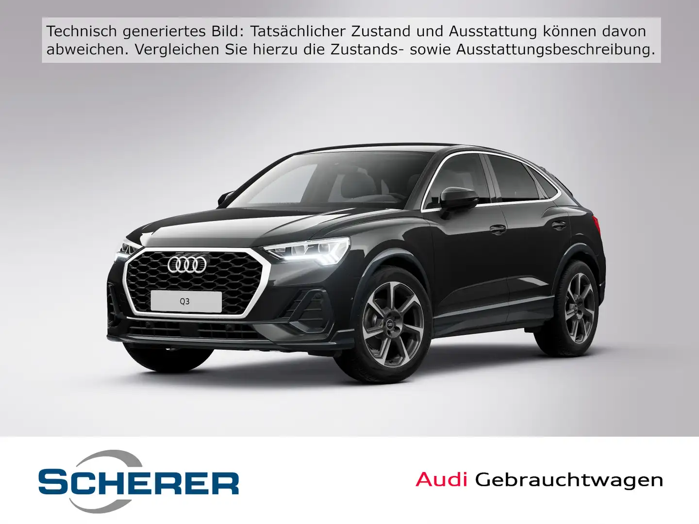 Audi Q3 35 TFSI KAM SHZ LED SONOS NAV 19ZOL Schwarz - 1