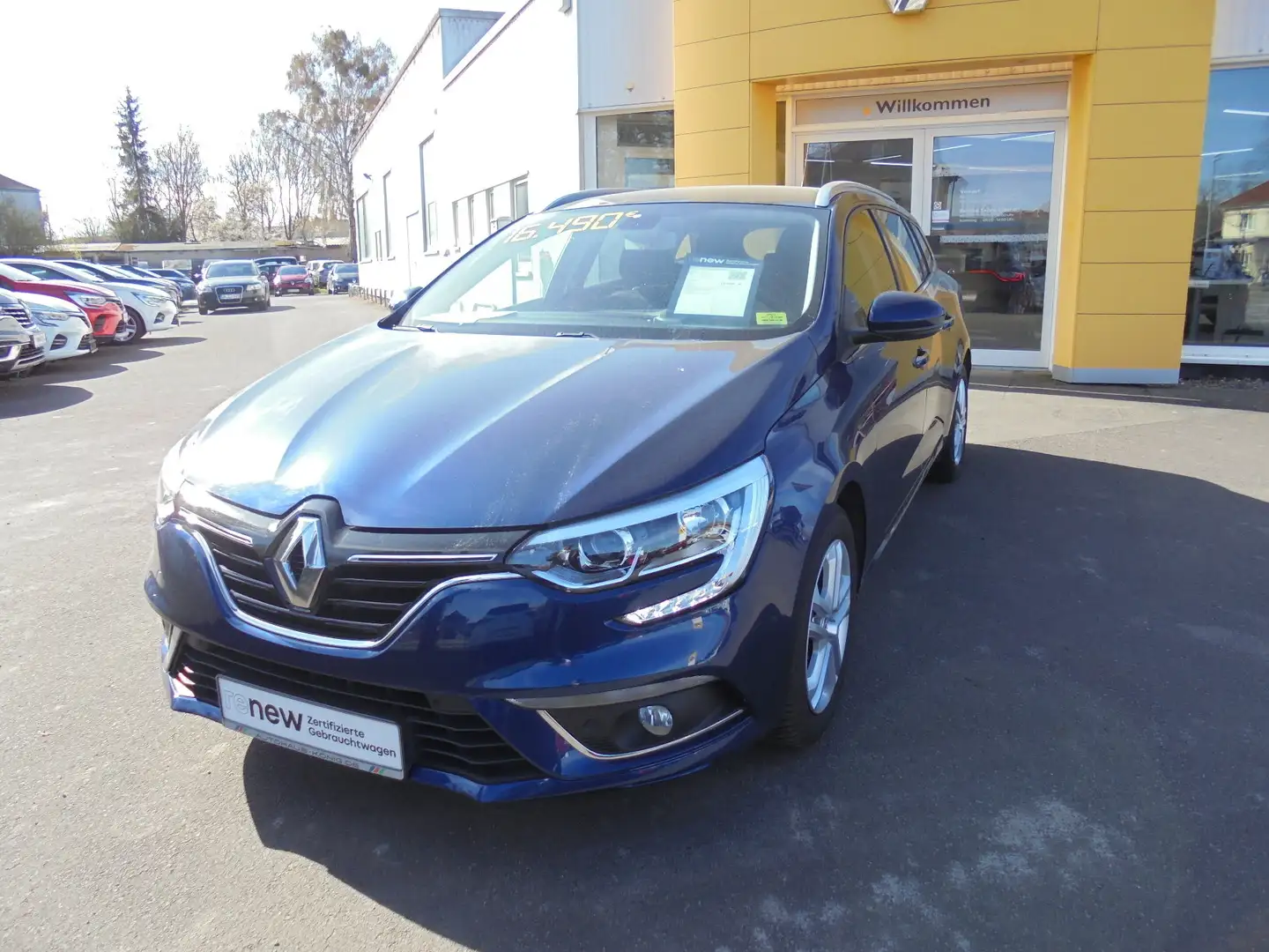 Renault Megane Kombi BUSINESS Klima Navi Sitzheizung Blau - 1
