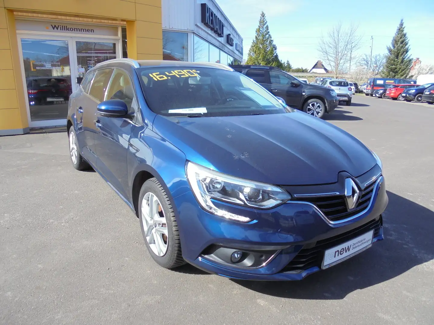 Renault Megane Kombi BUSINESS Klima Navi Sitzheizung Blau - 2