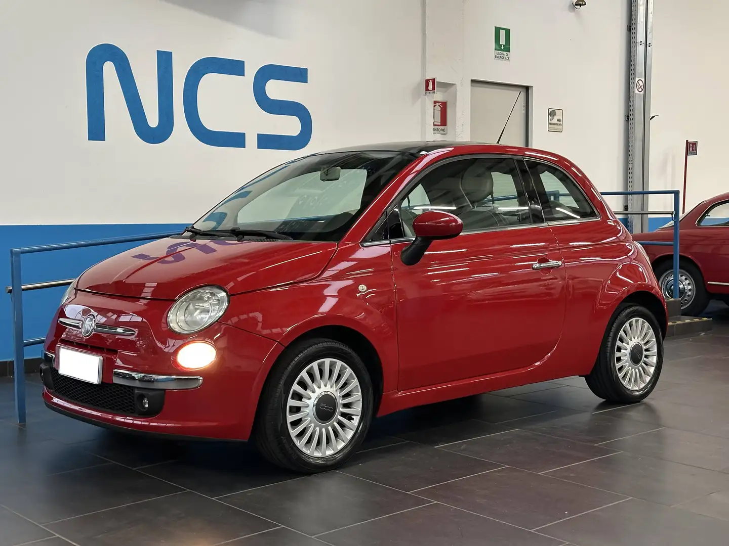 Fiat 500 1.3 mjt 16v Lounge 75CV NEOPATENTATI Rouge - 1