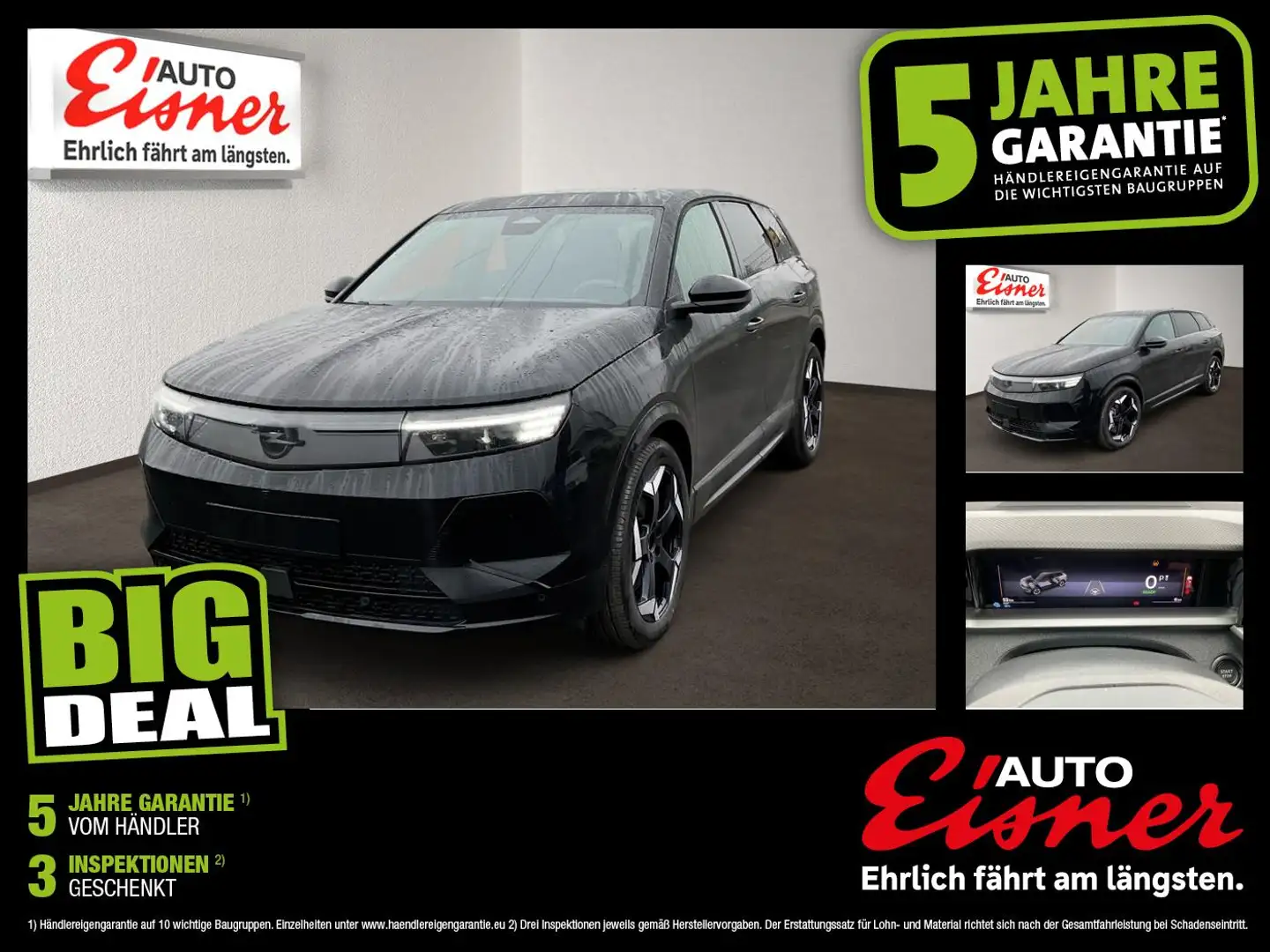 Opel Grandland E ALLRAD Schwarz - 1