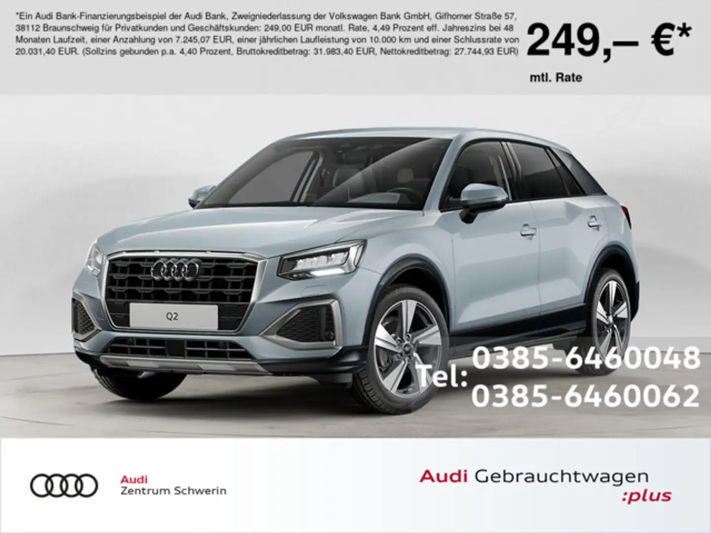 Audi Q2 35 1.5 TFSI advanced S-tronic AHK ACC LED Grau - 1