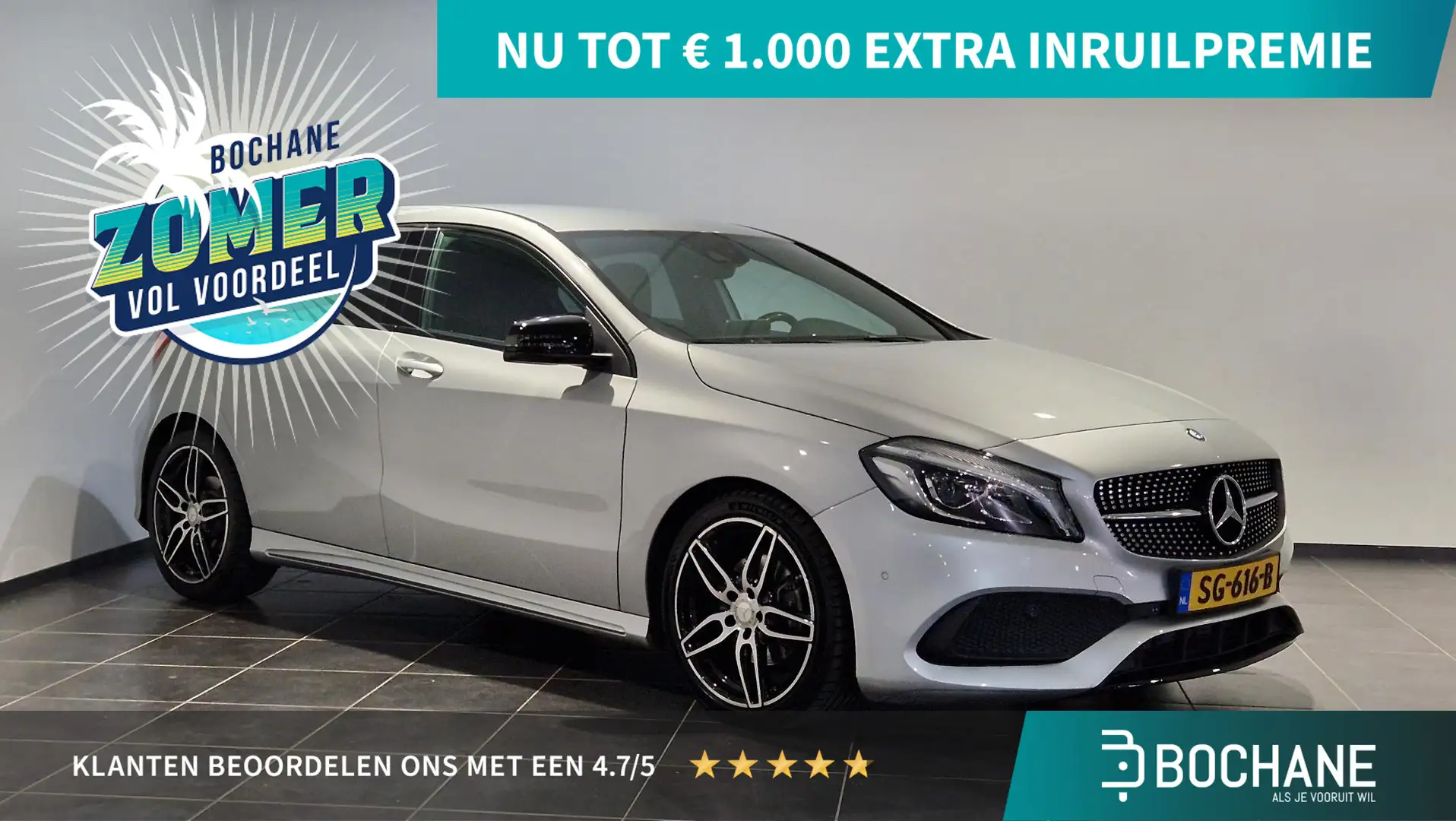 Mercedes-Benz A 180 AMG Night Edition Plus Grijs - 1