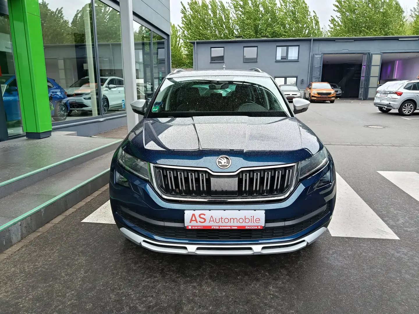 Skoda Kodiaq Scout 4x4 Anhängerkupplung, LED, NAVI, Kamera Blauw - 2