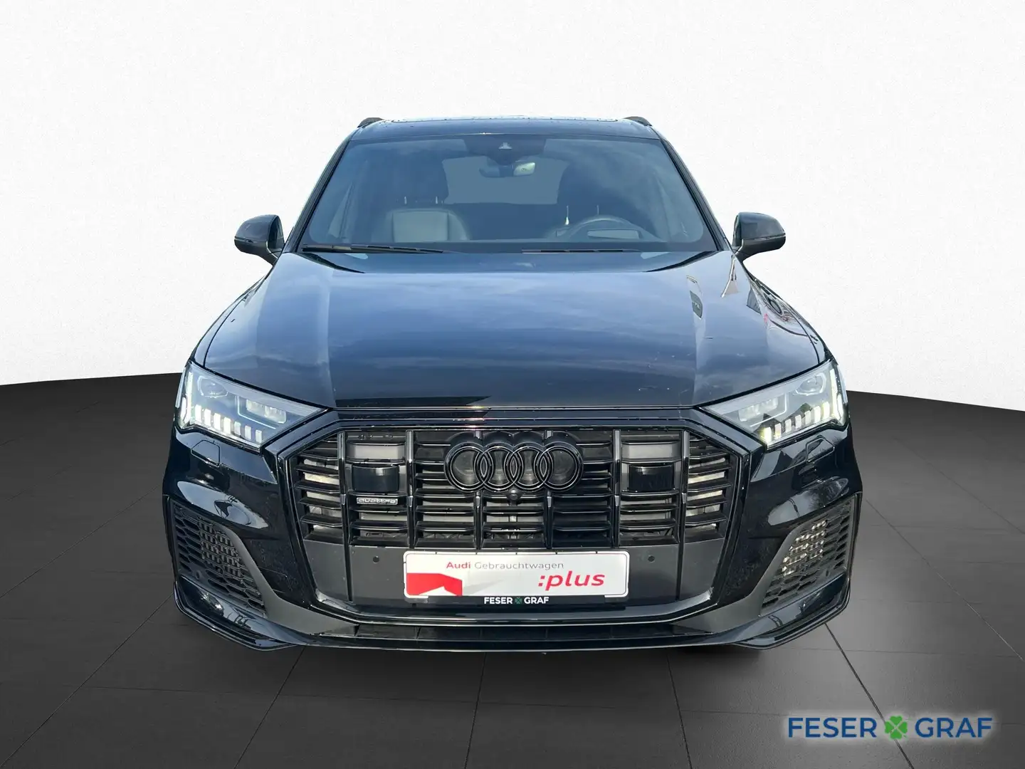 Audi Q7 S line 55 TFSI qu. tip-tro. +HUD+Pano+Luft+AHK+ Negro - 2