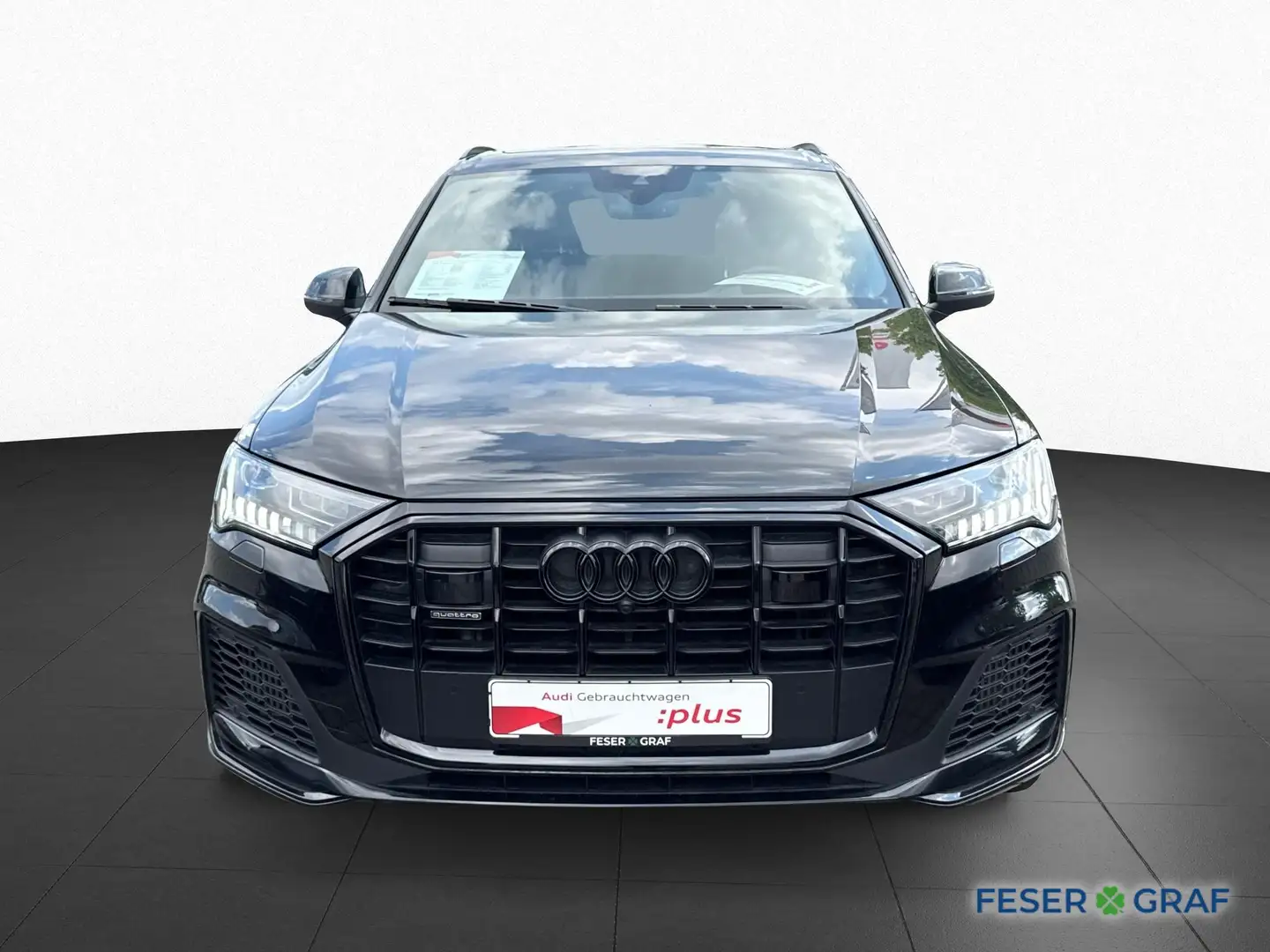 Audi Q7 S line 55 TFSI qu. tip-tro. +HUD+Pano+Luft+AHK+ Noir - 2