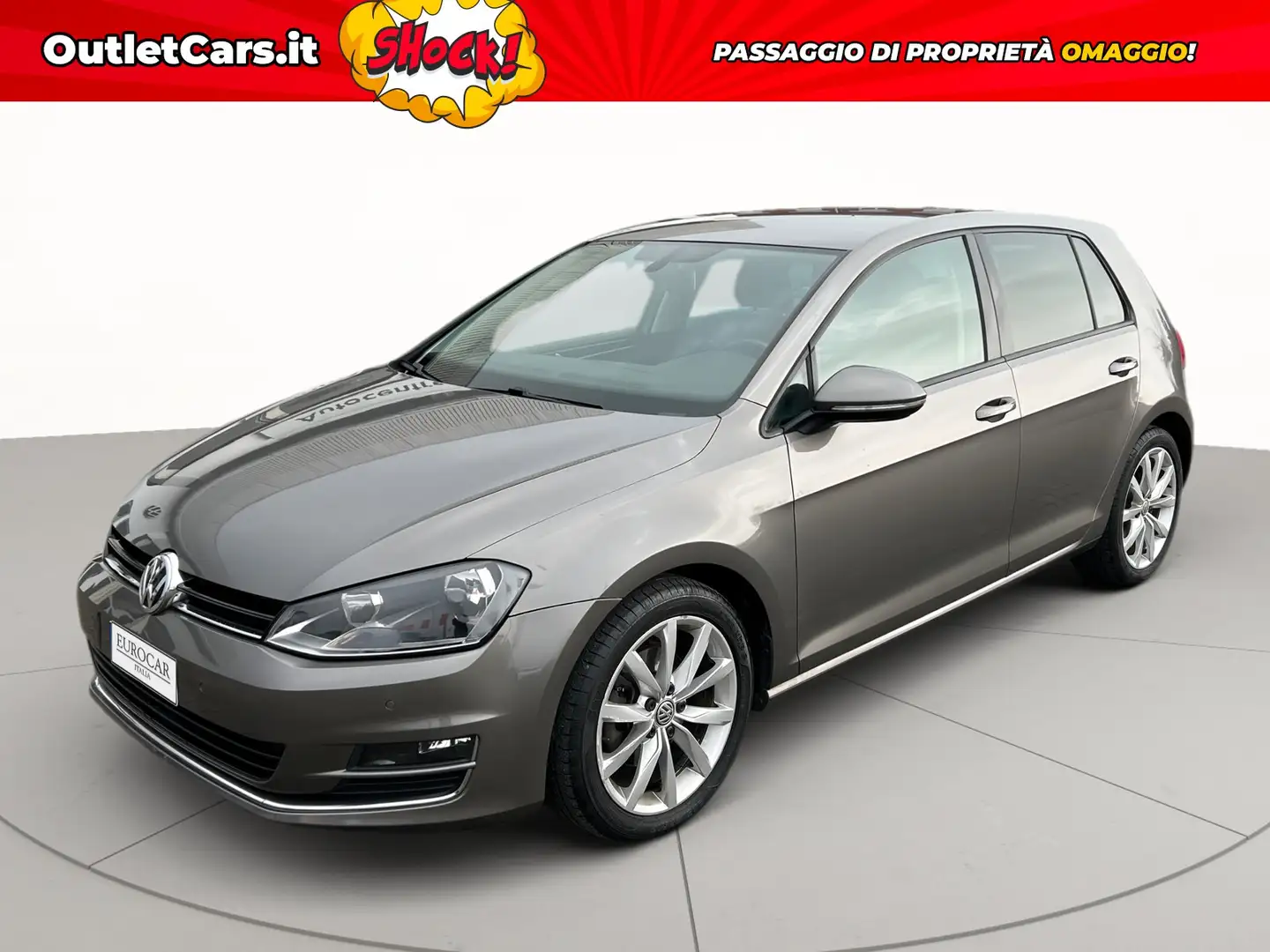 Volkswagen Golf 5p 1.6 tdi (btdi) highline 110cv dsg Grigio - 1