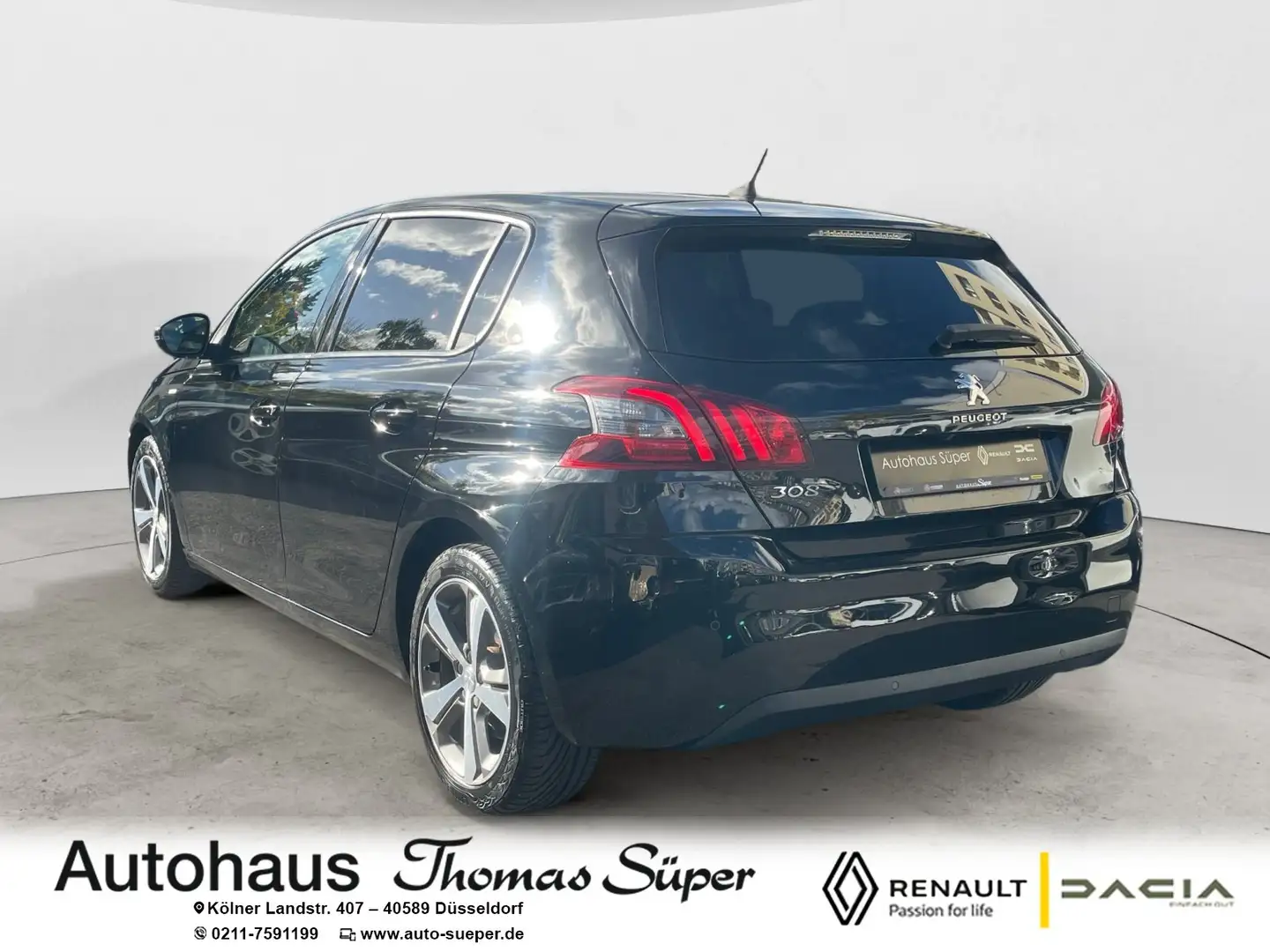 Peugeot 308 1.2 Style KAMERA NAVI CARPLAY PDC TEMPOMAT LED Noir - 2