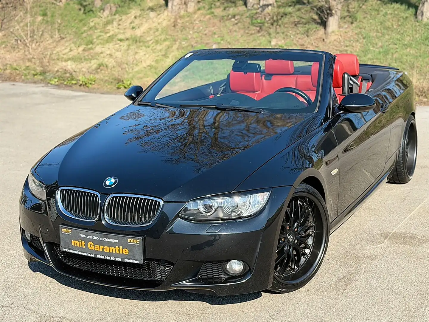 BMW 325 i Cabrio  M Paket Mega Ausstattung nur 57.000KM Schwarz - 1