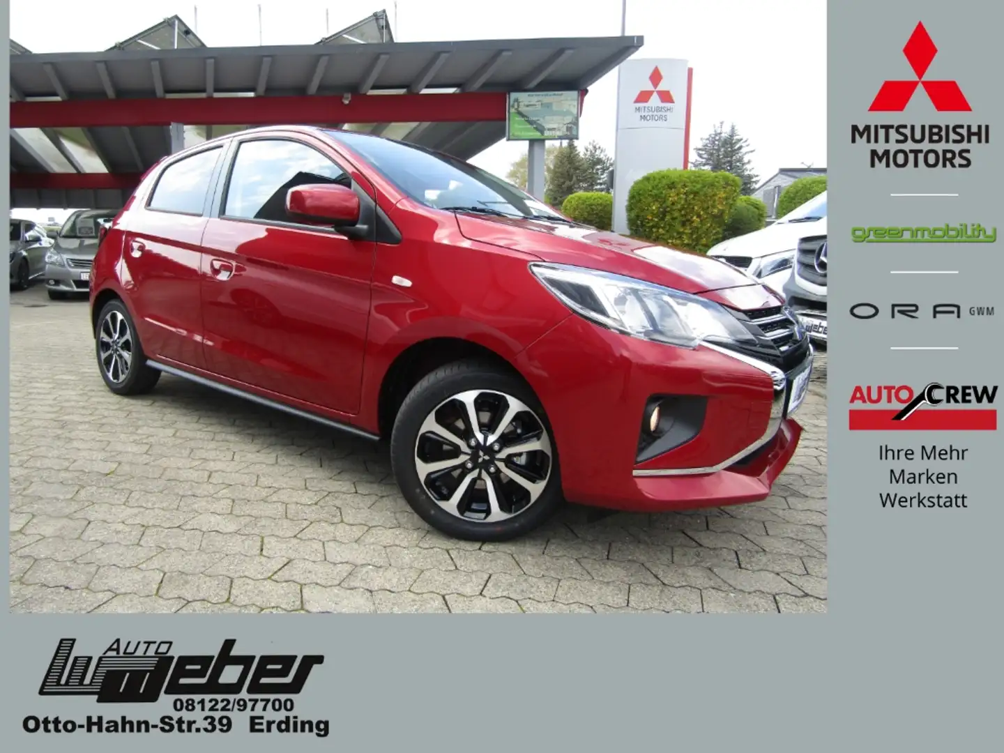 Mitsubishi Space Star 1.2 Select+ DAB KLIMA KAMERA GRA FSE SHZ Rouge - 1