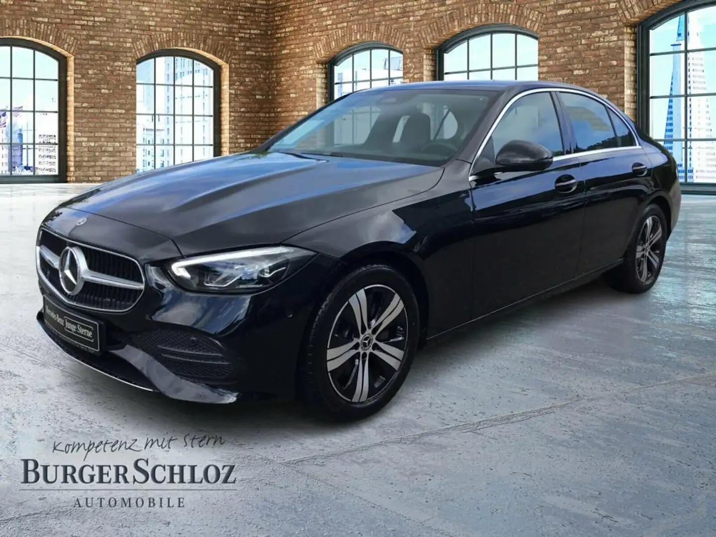 Mercedes-Benz C 180 Mercedes-Benz C180 W-Paket 360C SHZ LED Spur/KeyLe Schwarz - 1