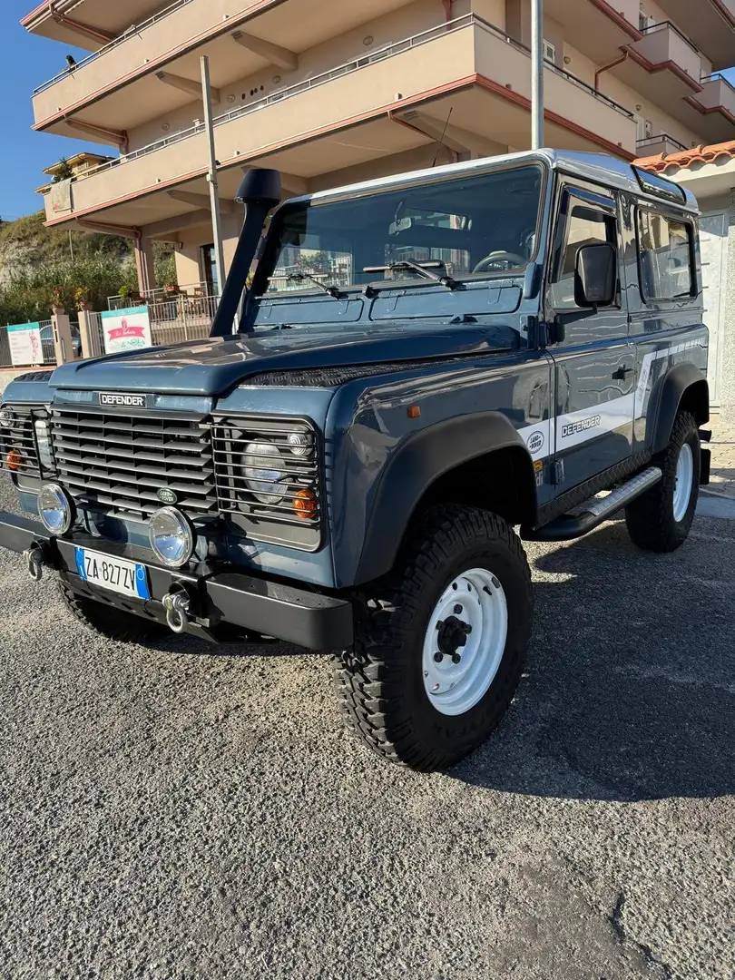 Land Rover Defender Defender 90 2.5 tdi Hard Top Modrá - 1