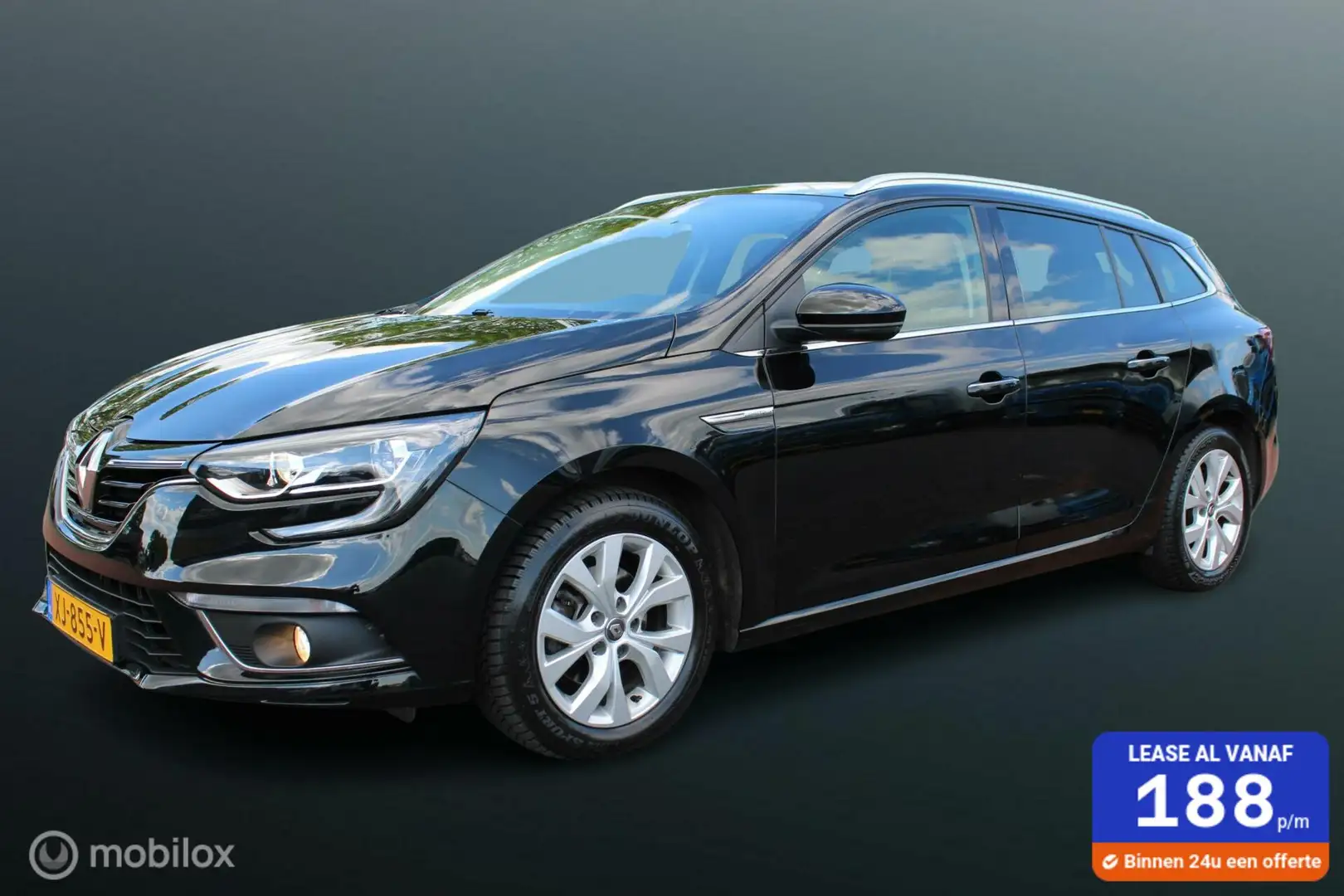 Renault Megane Estate 1.3 TCe Limited, Trekhaak, Pdc, Keyless, Ap Noir - 1