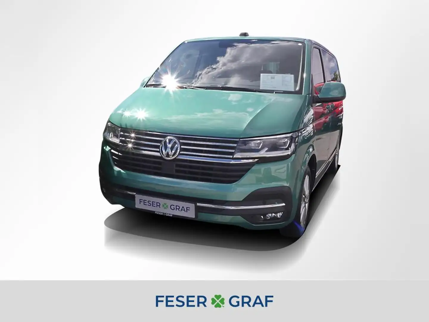 Volkswagen T6.1 Multivan 6.1 Comfortline 2.0 TDI 150kW KR DSG7 Grün - 1