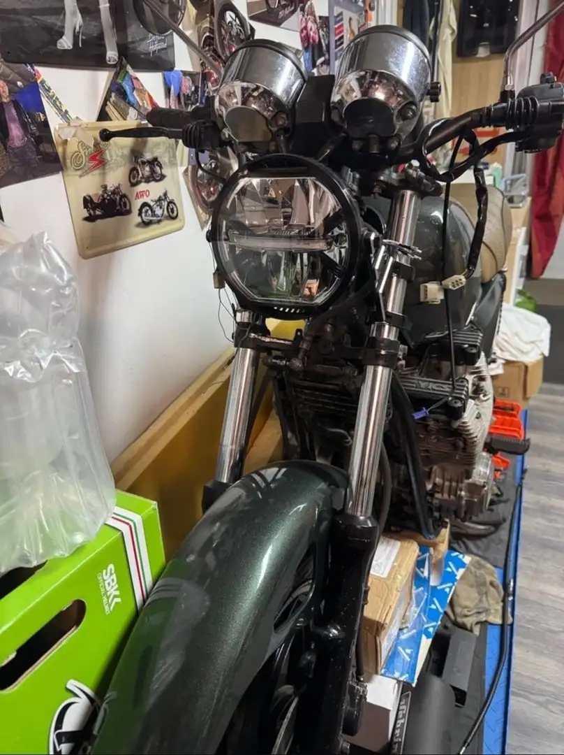 Yamaha XJ 650 Custom Bike Umbau alles neu Verde - 2