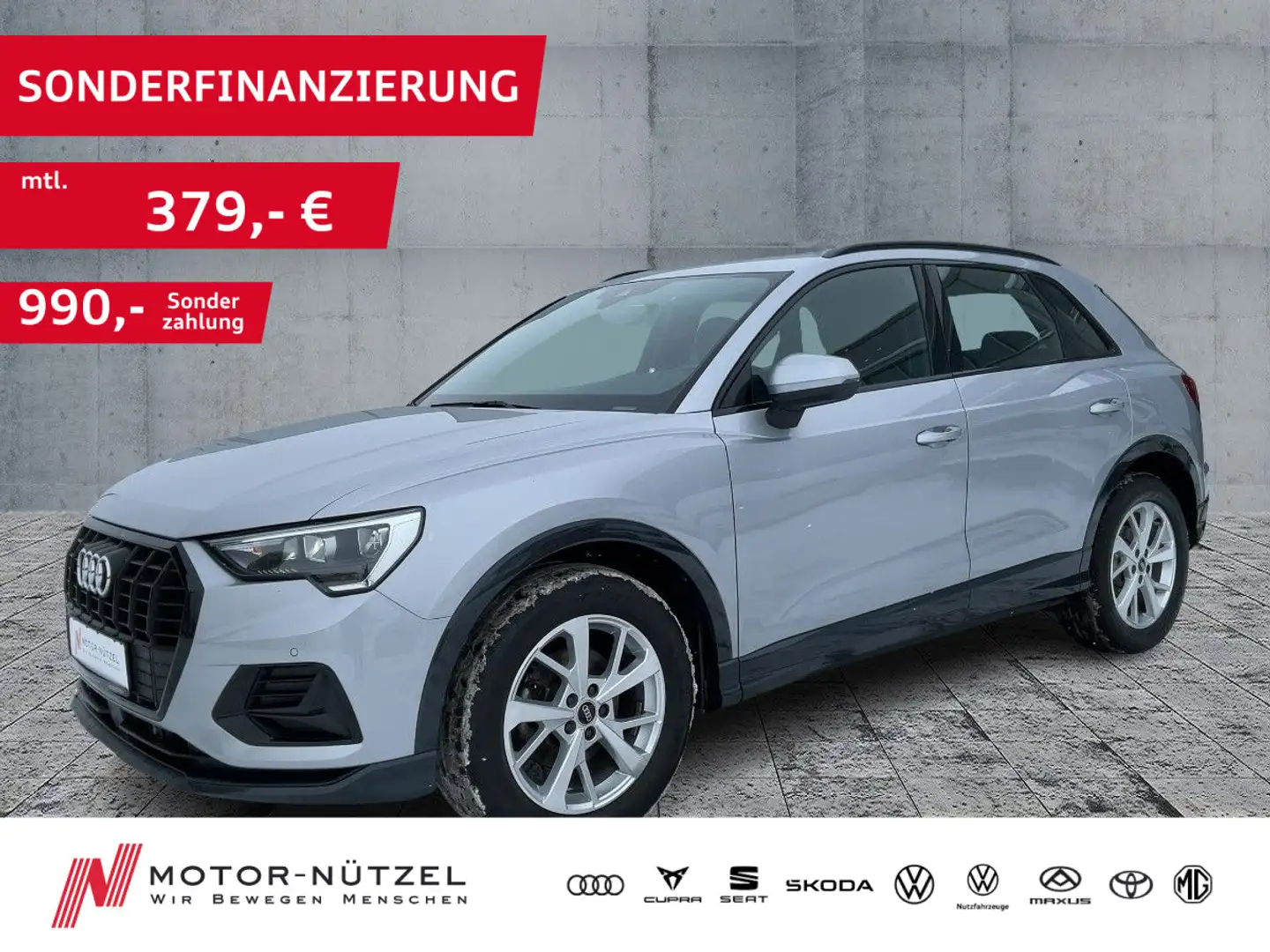Audi Q3 35 TDI QU S-TR ADVANCED NAVI+RFK+GRA+SHZ+18" Silber - 1