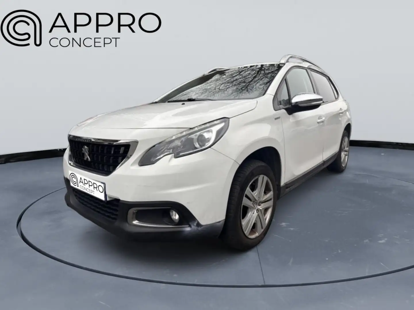 Peugeot 2008 1.6 BlueHDi - 100  Style PHASE 2 Blanc - 1