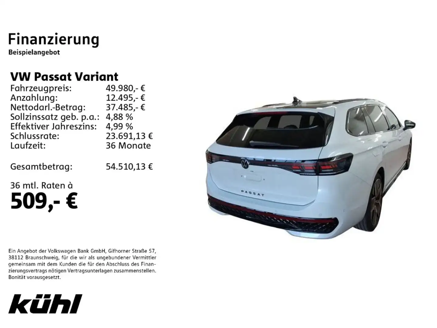Volkswagen Passat Variant 2.0 TSI 4M DSG R-line "Signature" Weiß - 2