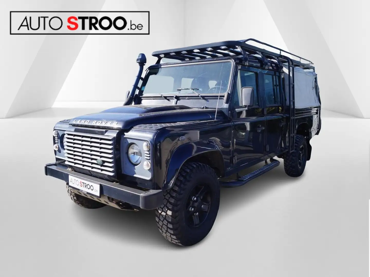 Land Rover Defender TD5 130 Crew Cab l BTW-aftrekbaar Zwart - 1