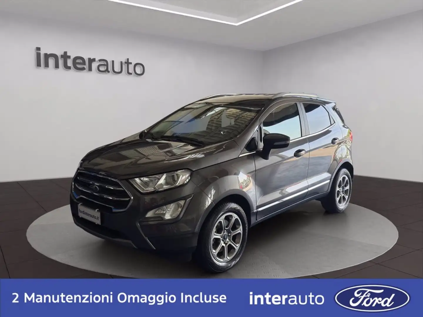 Ford EcoSport 1.0 ecoboost Titanium 100cv my19 Gris - 1