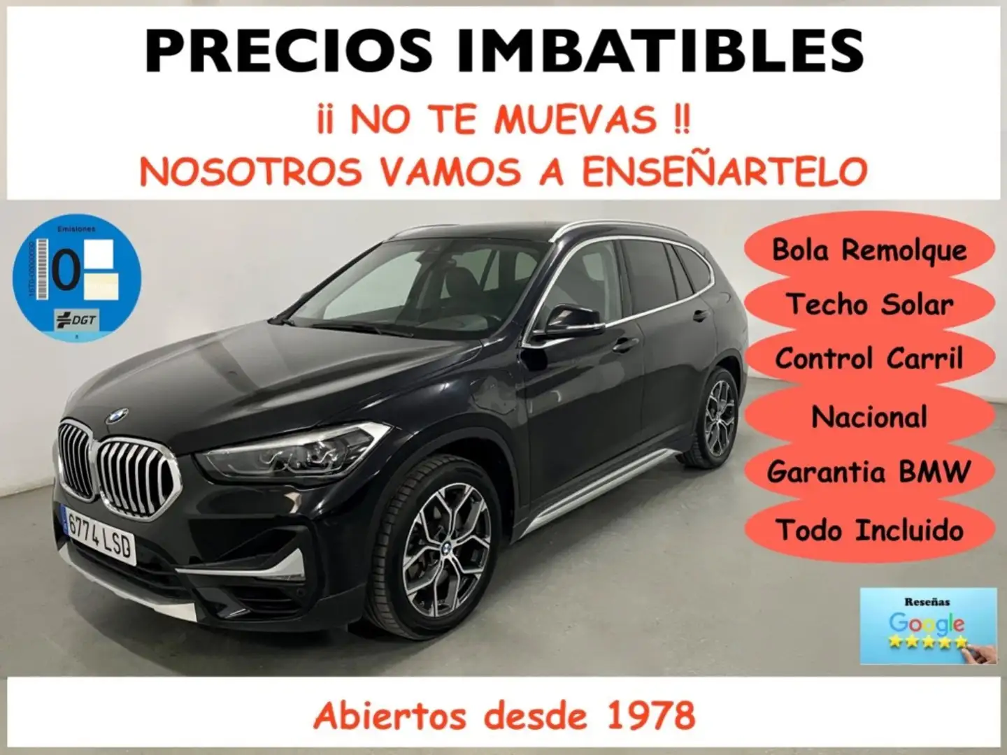 BMW X1 xDrive25eA Negro - 1