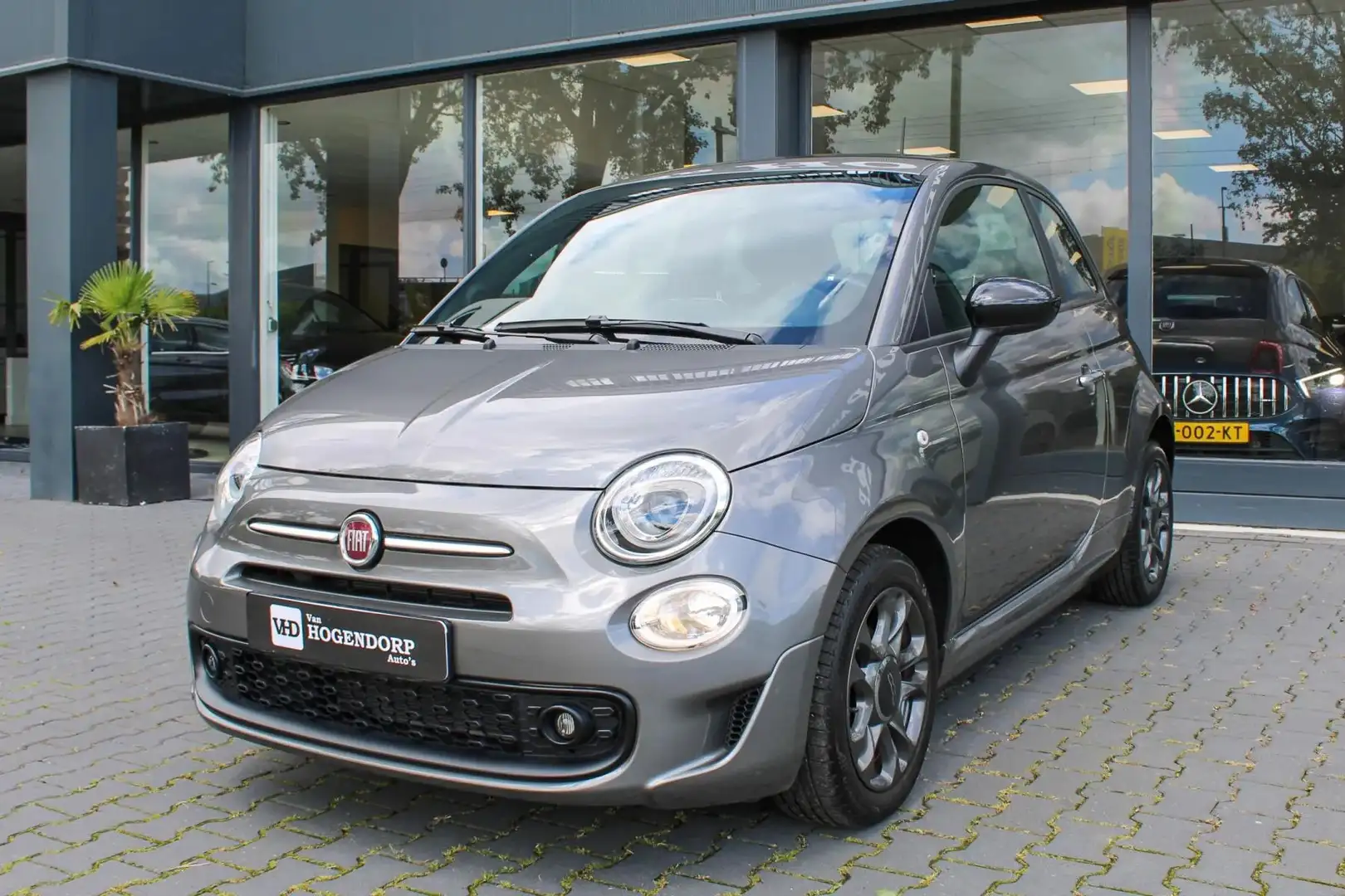 Fiat 500 1.0 Hybrid Connect AIRCO SPORT Grijs - 1