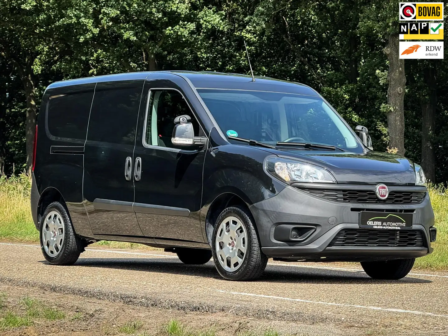 Fiat Doblo Cargo 1.4 Maxi SX L2 | MARGE! | 10dkm | Zwartmet. Zwart - 1
