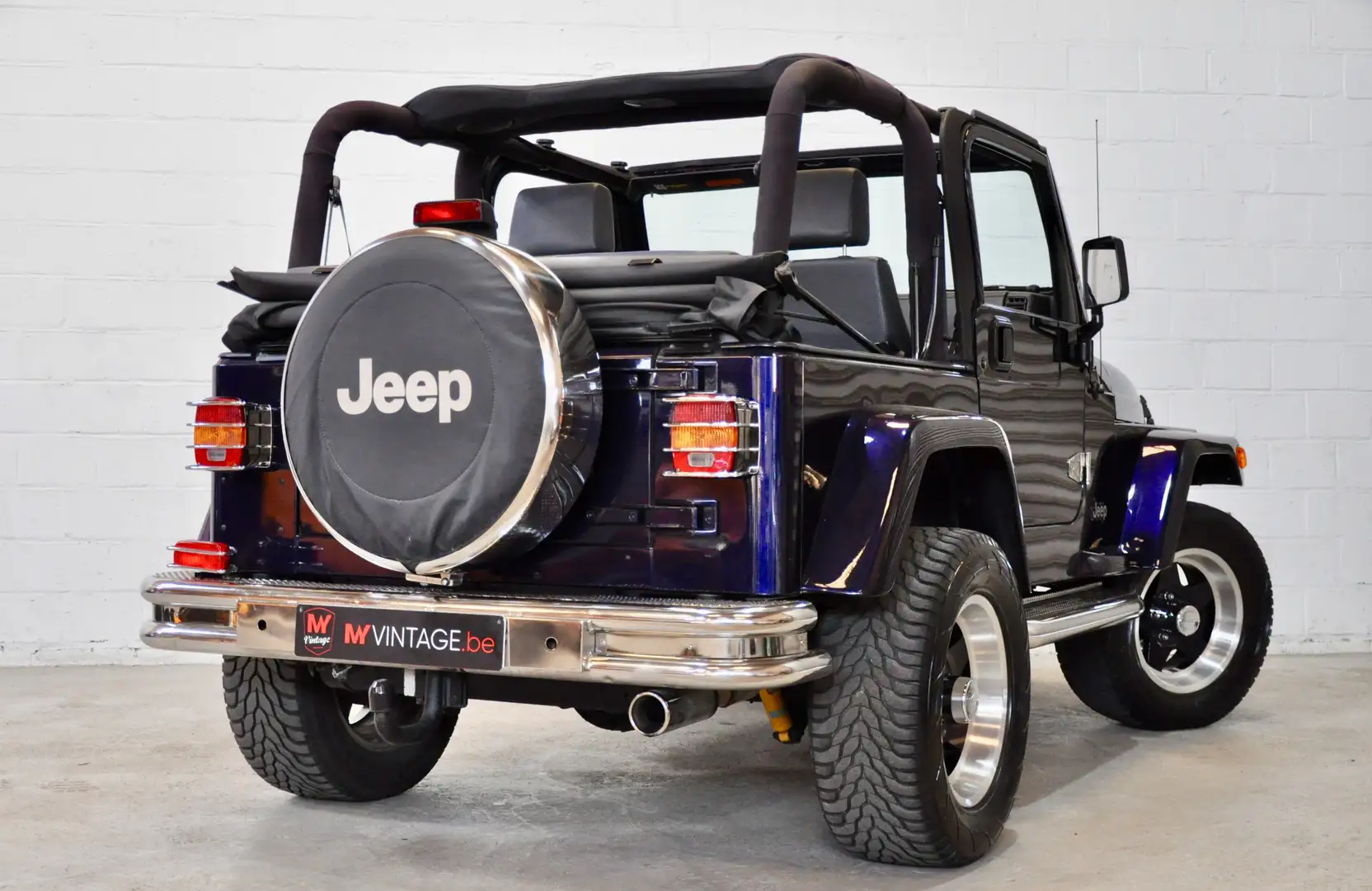 Jeep Wrangler 4.0i 183cv  Exemplaire unique ** Gaffel Beer ** Blauw - 2