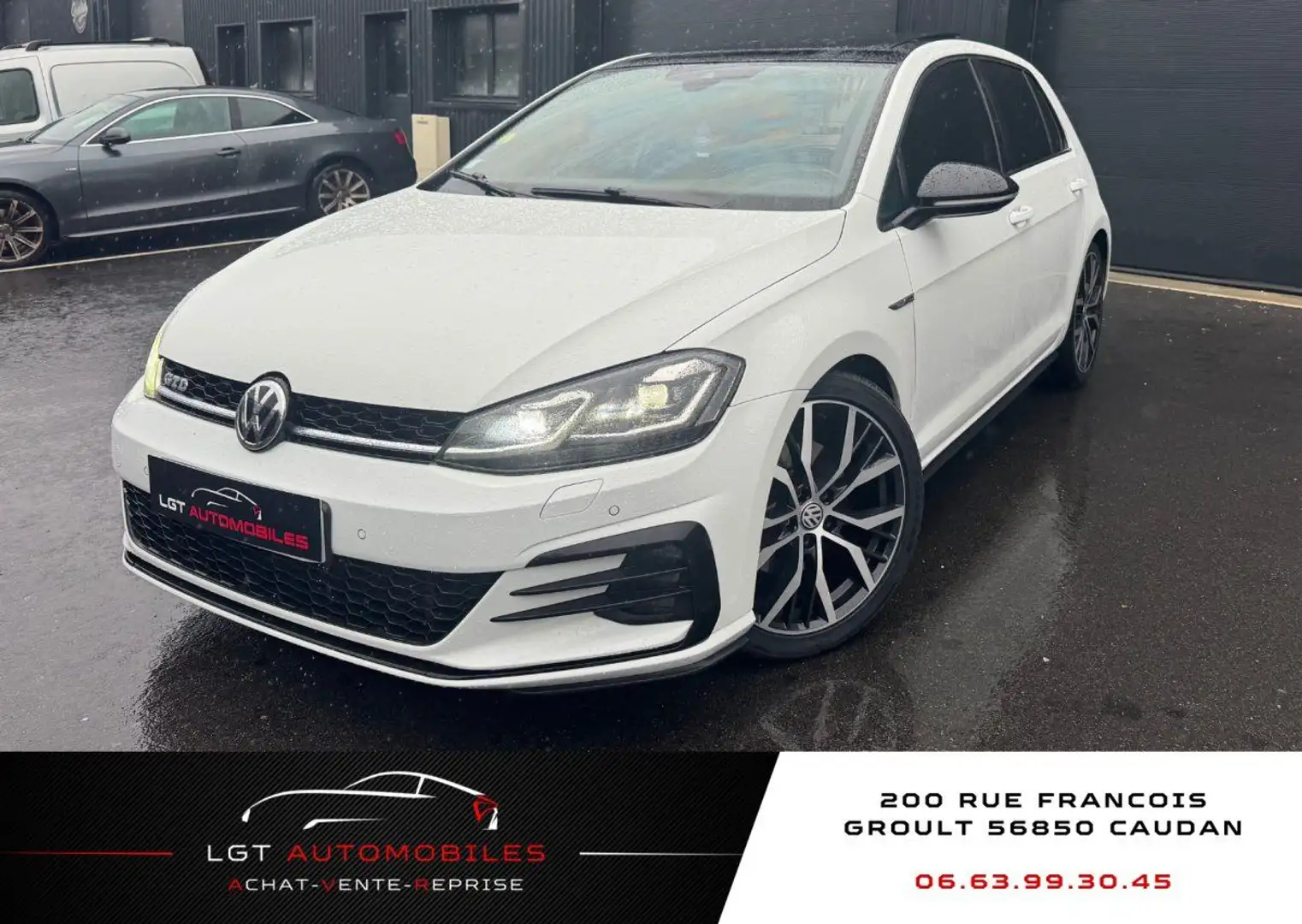 Volkswagen Golf VII 2.0 TDI 184ch BlueMotion Technology FAP GTD DSG6 5p Wit - 1