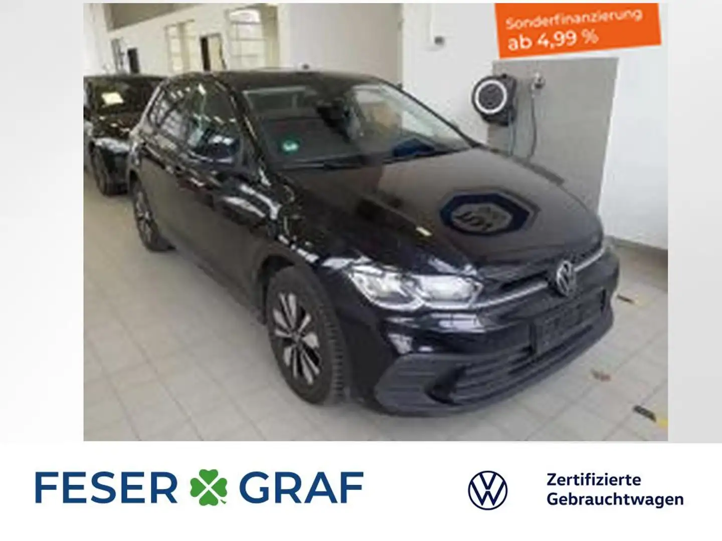 Volkswagen Polo MOVE 1.0 TSI 5-Gang NAVI KAMERA GJR Schwarz - 1