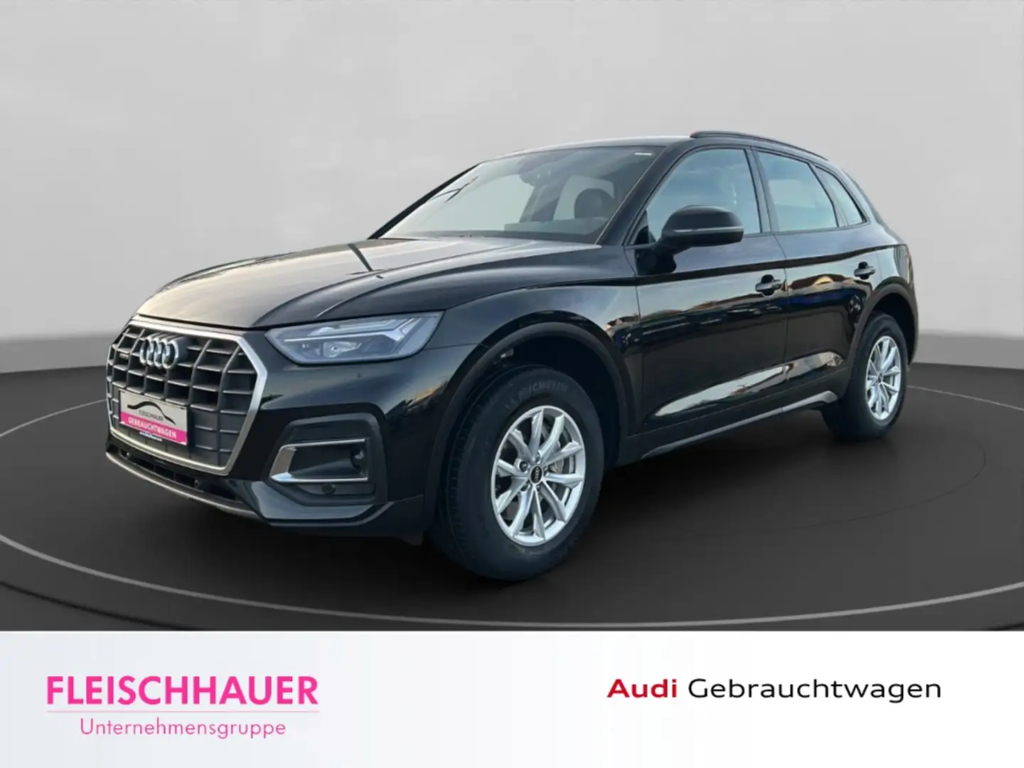 Audi Q5 40 TDI quattro DSG+SHZ+LED+NAVI+DAB+AHK Noir - 1
