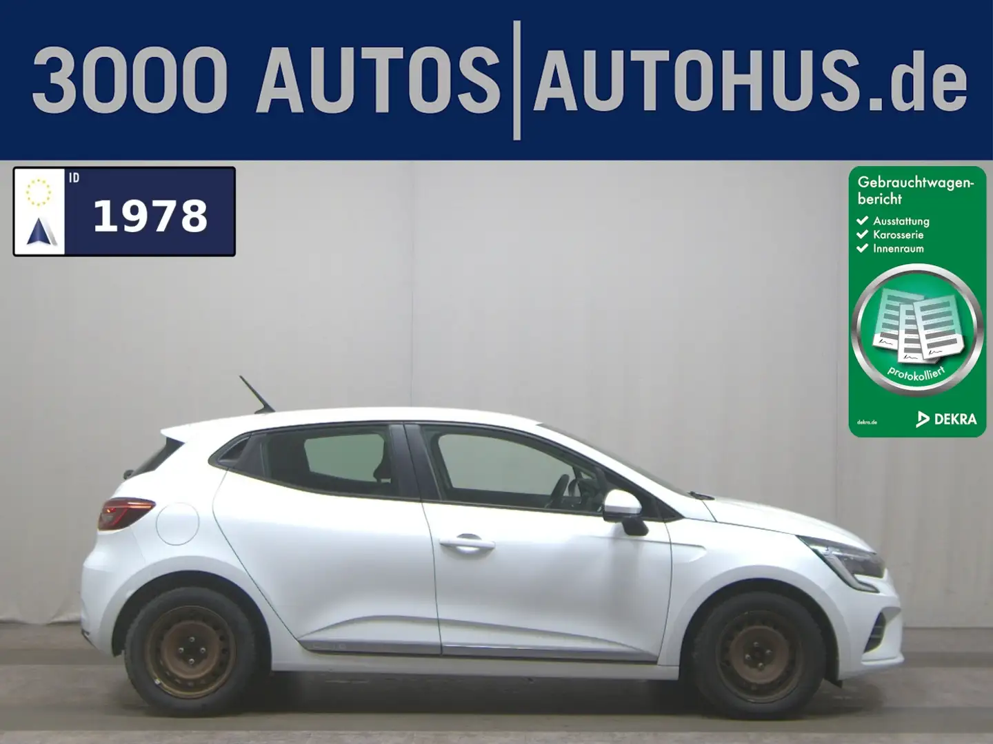 Renault Clio 1.5 BLUE dCi 2-Sitzer Navi Shz LED Klima Blanc - 1