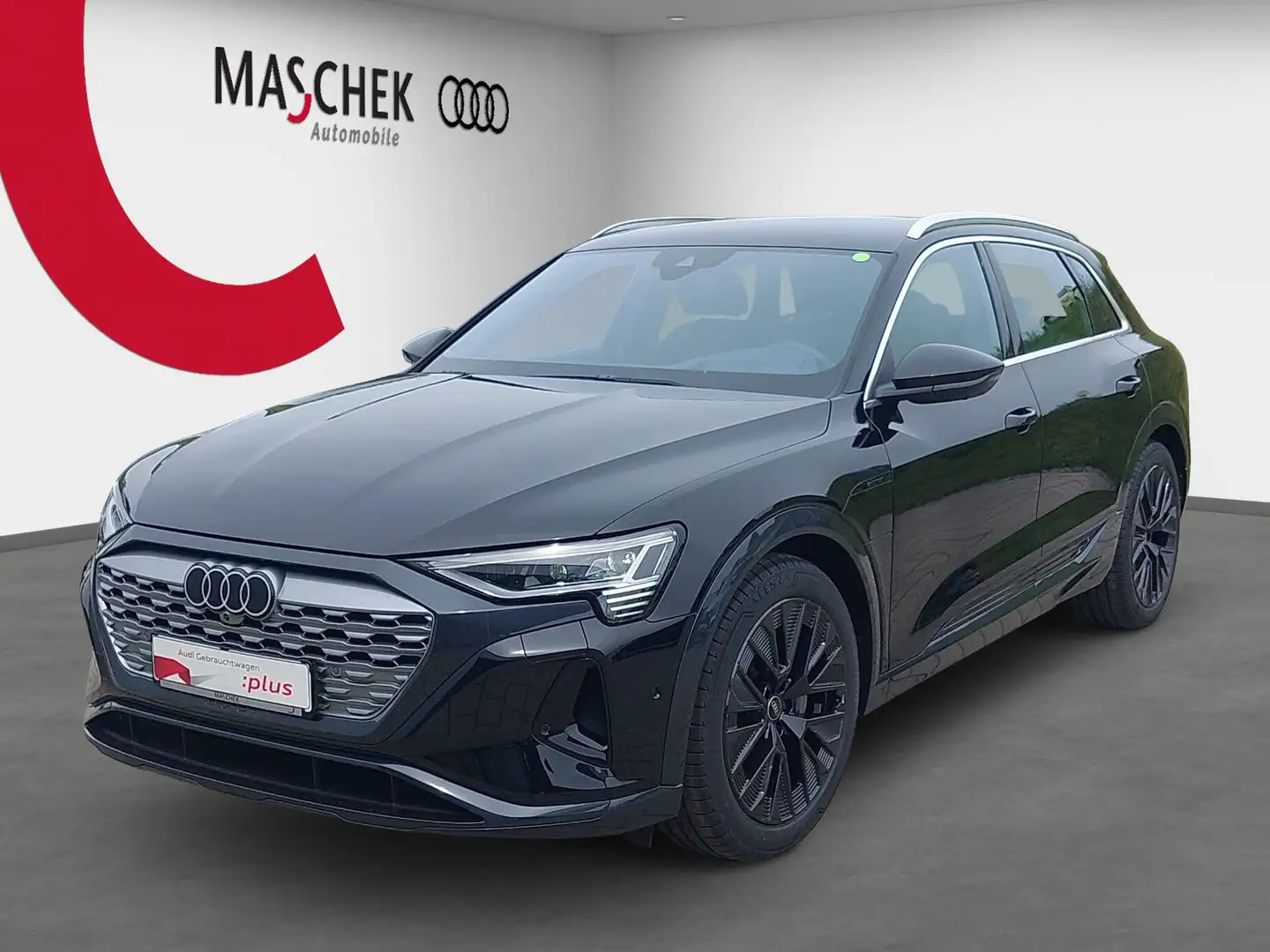 Audi Q8 e-tron Advanced 55 Sonderleasing HUD Matrix ACC Sitzh Zwart - 2