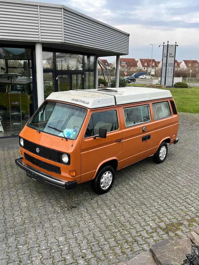 Volkswagen T3 Westfalia P-27 Aufstelldach 4 Schlafplätze Pomarańczowy - 1