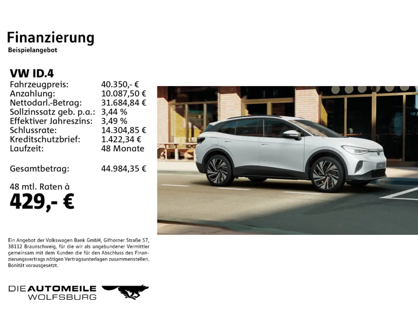 Volkswagen ID.4 Pro HeadUp/Matrix/ACC/H+K/AHK Weiß - 2