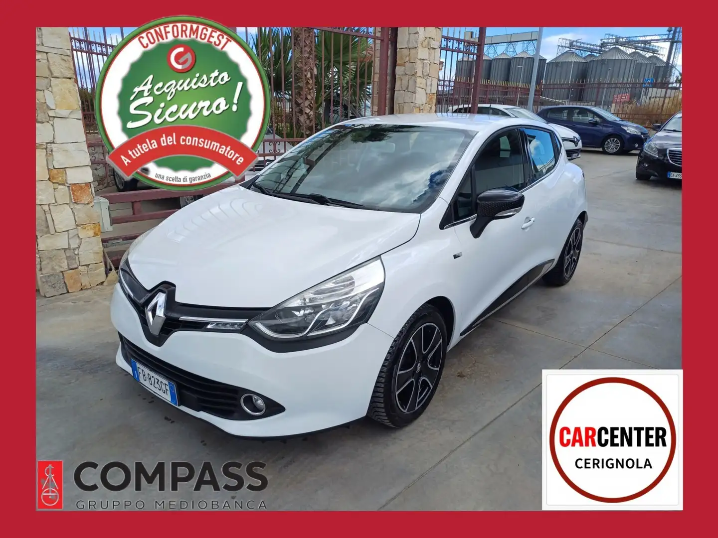 Renault Clio 1.5 dCi 8V 90CV Start&Stop 5 porte Energy Blanc - 1