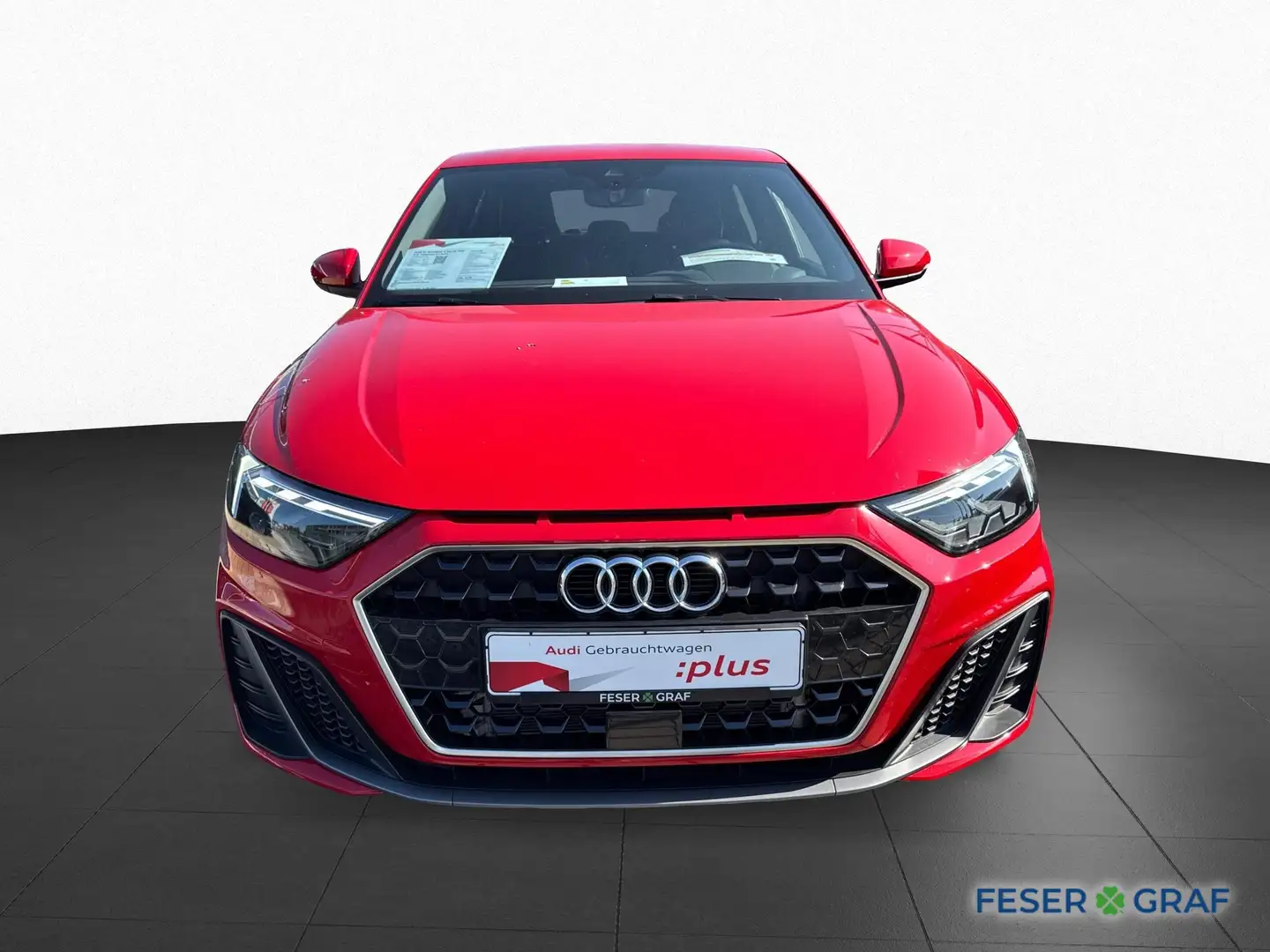 Audi A1 Sportback 2x S line 17"/LED/SHZ/PDC/Teilleder Rot - 2