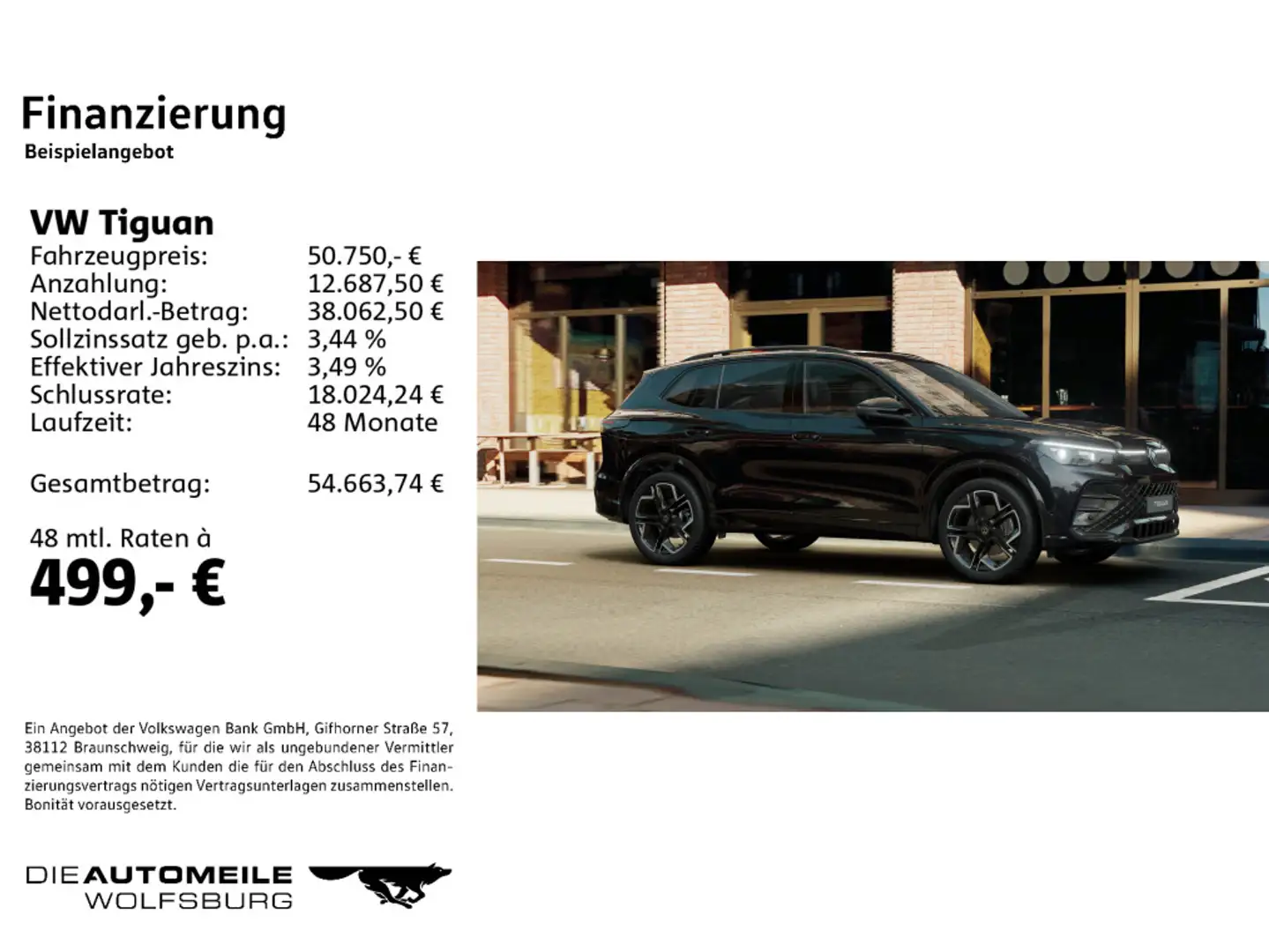 Volkswagen Tiguan 2.0 TDI 4M DSG R-Line Black Style Matrix/ Schwarz - 2
