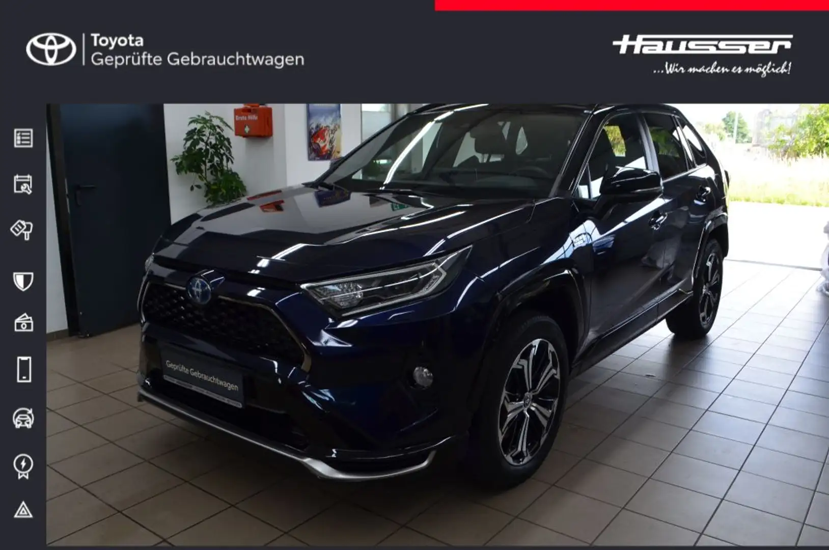 Toyota RAV 4 4x4 Plug-in-Hybrid Technik- + Style- P.+ALLWETTER* Bleu - 1