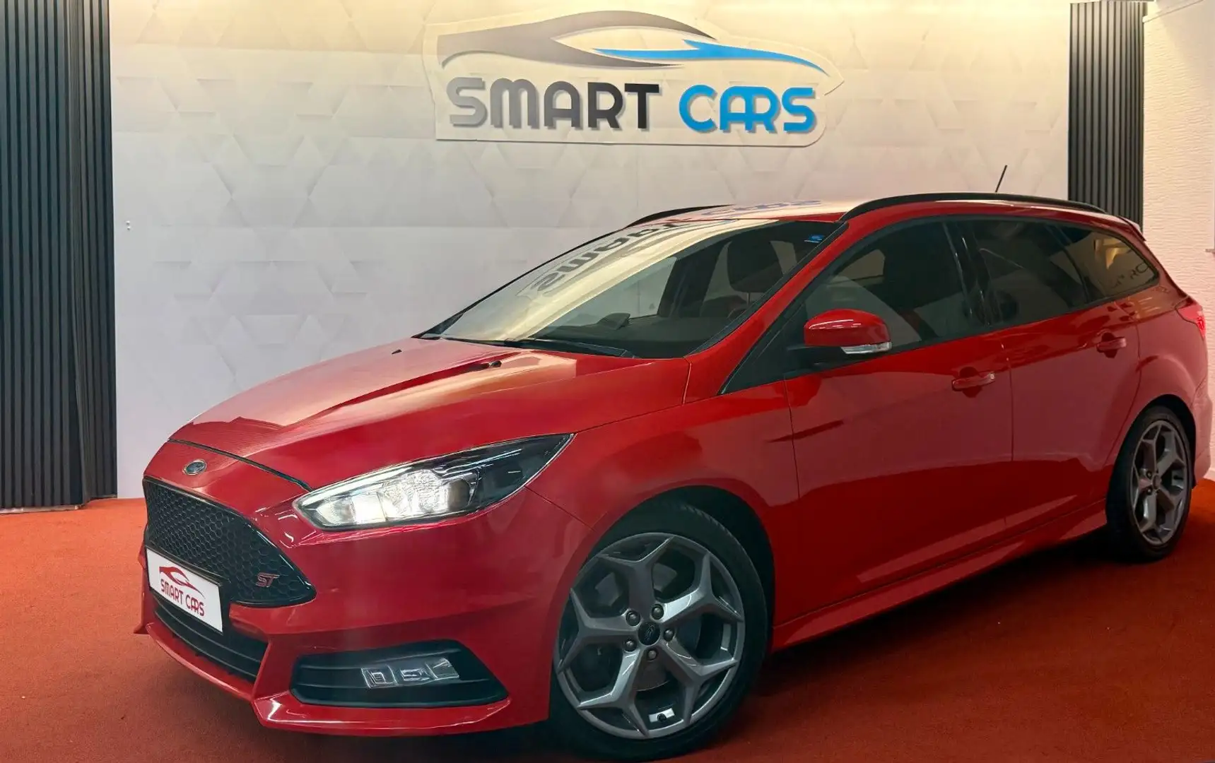Ford Focus Turnier ST*Recaro*Xenon*Navi*1.Hand*Top* Rojo - 1