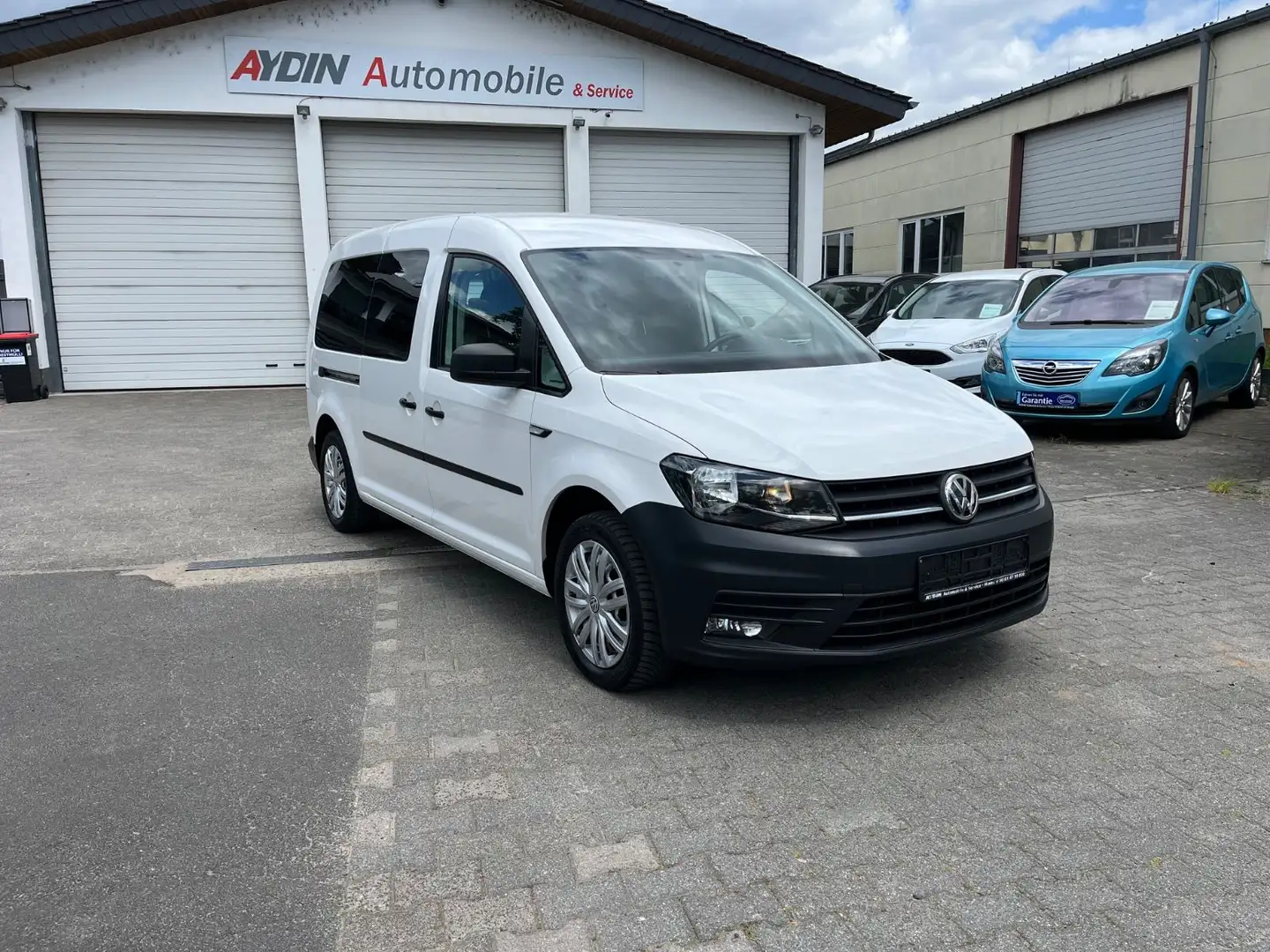 Volkswagen Caddy PKW Maxi Conceptline BMT-7 SITZER-1.HAND Blanco - 1