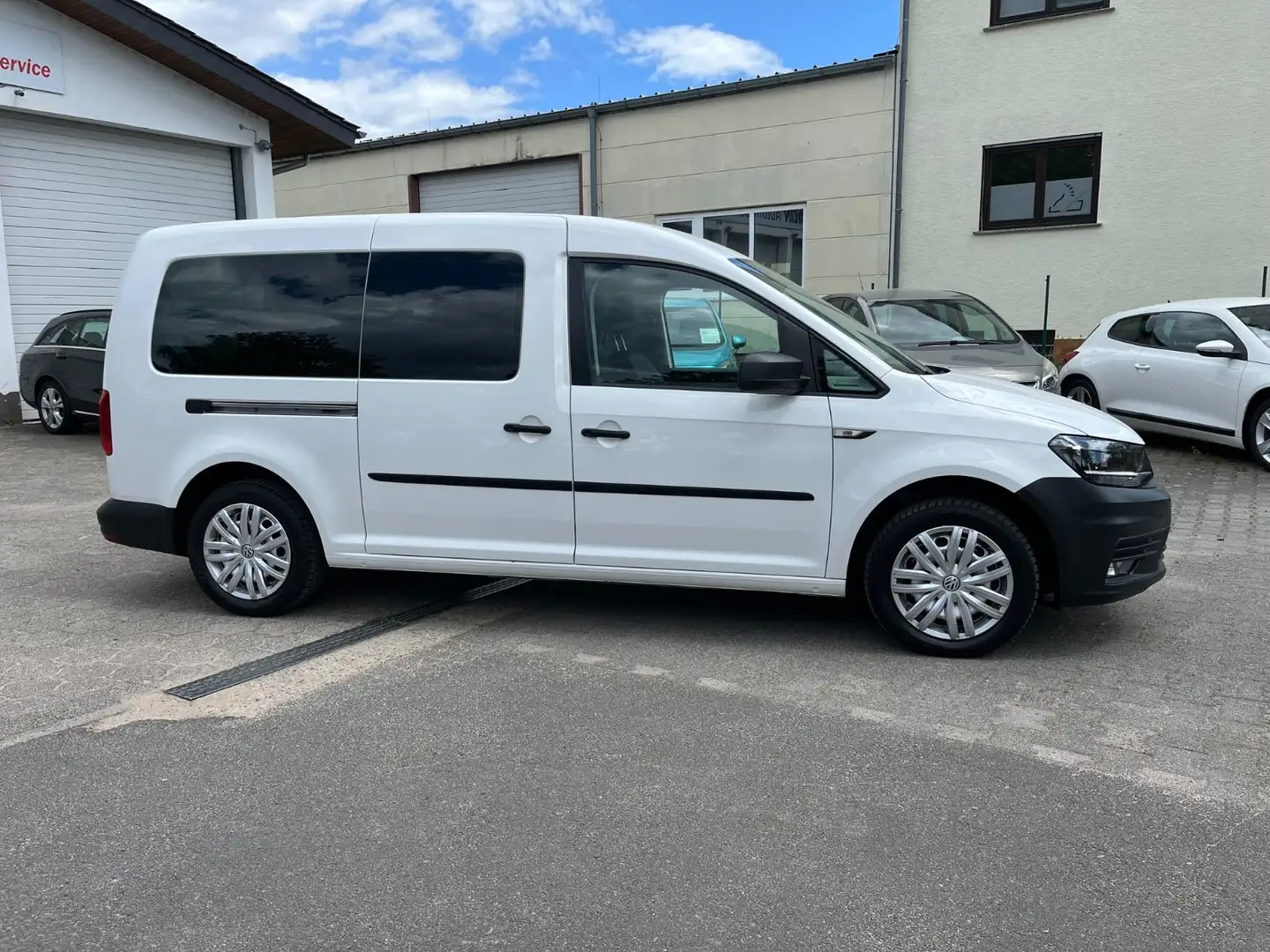 Volkswagen Caddy PKW Maxi Conceptline BMT-7 SITZER-1.HAND Blanco - 2