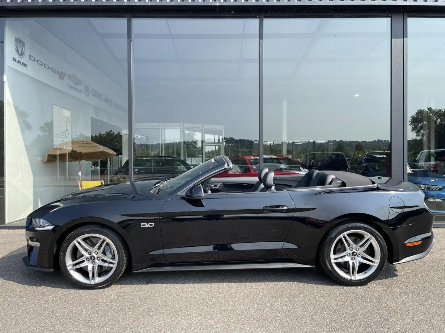 Ford Mustang GT CABRIOLET V8 5.0L BVA10 2018 - Malus Payé Noir - 2