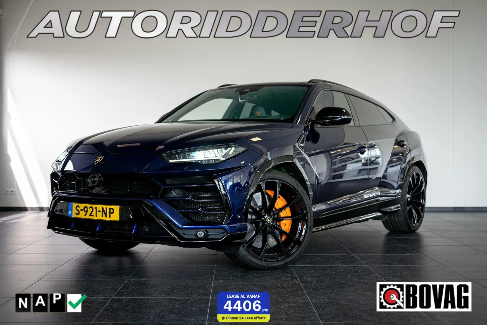 Lamborghini Urus 4.0 V8 | Akra | 23 Inch | Pano | B&O | HUD Blauw - 1
