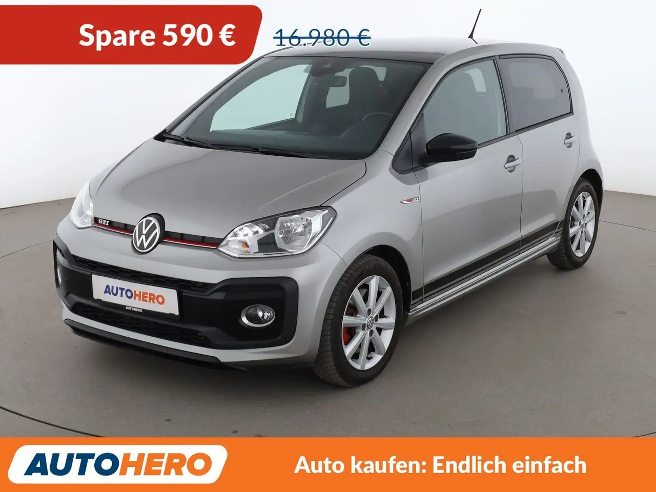 Volkswagen Up 1.0 TSI GTI*TEMPOMAT*CAM*PDC*SHZ*BLUETOOTH*
